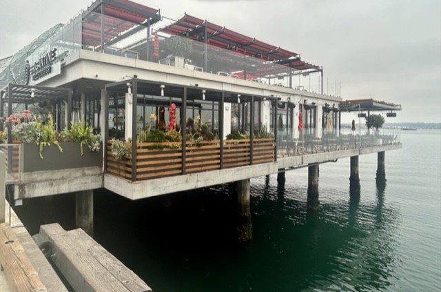 Portside Pier from the water